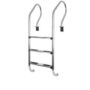 ESCAL. MOD. CONFORT 3 PELDA?OS AC. INOX. C/ANCL